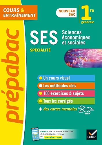 Download SES 1re (spécialité) - Prépabac: nouveau programme de Première 2019-2020 PDF
