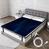 Grounding Mat, Grounding Sleep Mat 54’’x 71’ Perforated Design 100% Conductive Carbon Leatherette Grounding Mats, Fits for Full Size