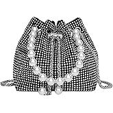Crossbody Evening Bags for Women with Rhinestone - Sparkling Clutch Purses for Parties Proms Night Outs Formal Events