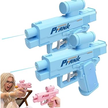 Pistolet à Eau Bidirectionnel LexTex – Farceur à Double Jet Avant/arrière – ABS Résistant – Lot De 3 – Cadeau Pour Rigoler