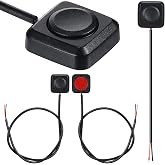 Leifide 4 Pcs Momentary Push Button Switch 12v 24v Surface Mount | Mini Button Switch, Easy to Install, Electronic Experiment Industrial Control, Automobiles, Ships, Households