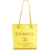 CHANEL What Goes Around Comes Around Women's Pre-Loved Canvas Deauville Small Bag
