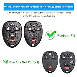 Koaudb Car Key Fob Cover for Chevy Traverse Tahoe