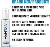 MANTAN Bronzer Mist Gradual Tanning Water for Men Face Body Hyaluronic Acid view 3