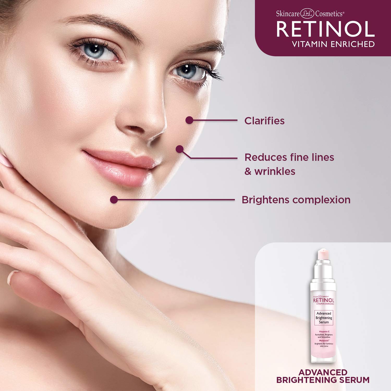skincare cosmetics advanced brightening serum