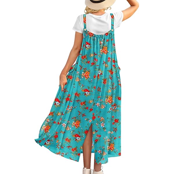 chinese dress ladies Linen Jumper Dress 'Angelica', Linen Sundress main image 1