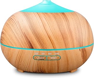 Tenswall 400 ml Luftbefeuchter Ultraschall Diffuser Aromatherapie Luftbefeuchter Ätherische Öle Luftbefeuchter