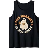 This Workout Is Boo Sheet Gym Fitness Funny Ghost Halloween Tank Top