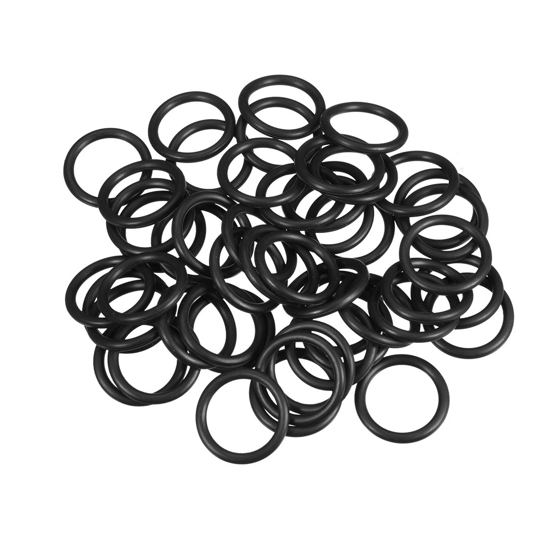 sourcingmap Nitrile Rubber O-Rings 25mm OD 18.8mm ID 3.1mm Width, Metric Sealing Gasket for Automotive Machine Plumbing, Pack of 50