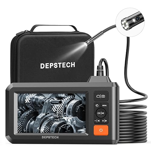 DEPSTECH Dual Lens Endoscope Camera, 1080P HD Digital Camera with