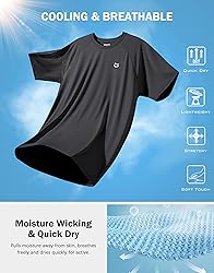 Men's Workout Athletic T-Shirts Moisture Wicking