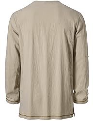 JEMITOP Men's Renaissance Costume Retro Lace Up