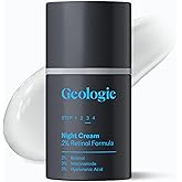 Geologie Retinol Anti-Aging Face Cream | Enhanced .2% Retinol Formula for Effective Results | Reduce Fine Lines & Wrinkles | Protect & Repair Skin With Hyaluronic Acid & Niacinamide | For Men & Women