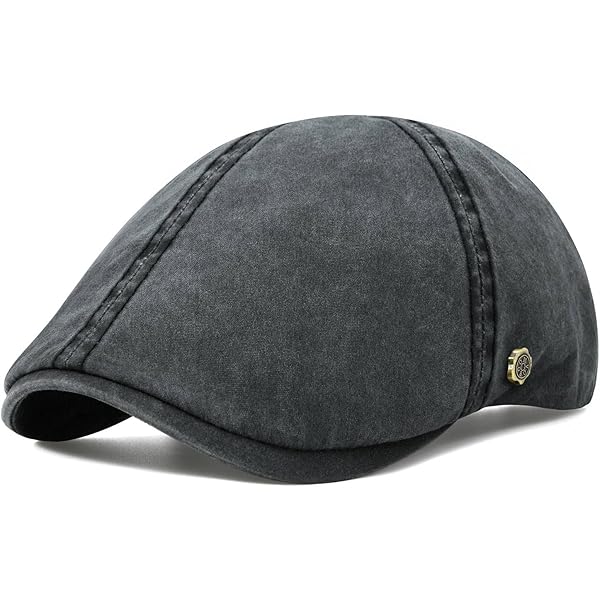 Stetson Level Gatsby Cap Men Black 6 3/4-6 7/8 at Amazon Men's