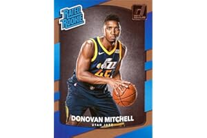 PANINIDONRUSS 2017-18 Panini Donruss Basketball #188 Donovan Mitchell Rookie Card - Rated Rookie