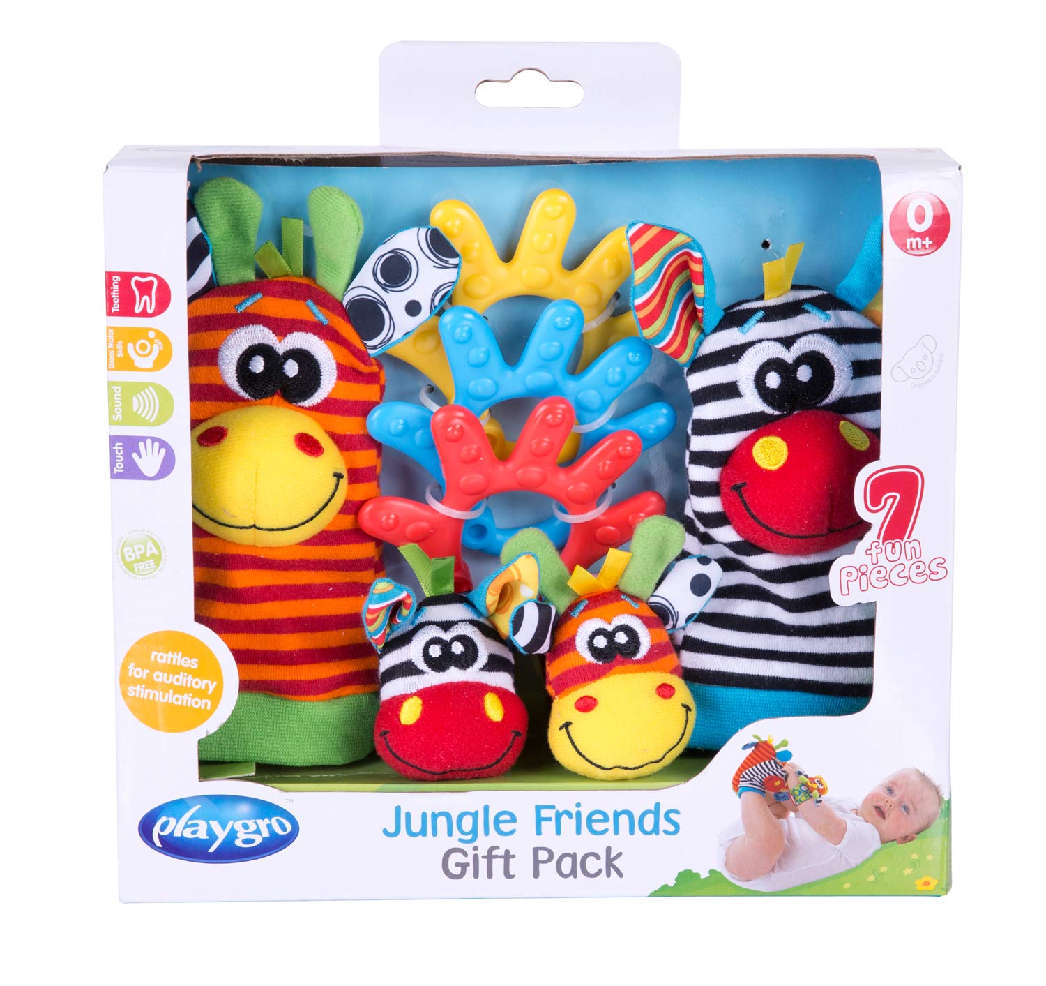 playgro hands and feet discovery rattles
