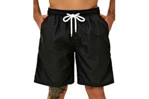 KAILUA SURF Big and Tall Mens Swim Trunks, 9" Mens Designer Bathing Suit Boardshorts
