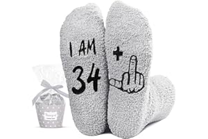 HAPPYPOP Birthday Gifts Ideas for Men - Socks for 40 Year Old Man, Funny Birthday Gifts for Him in 30s