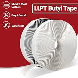 LLPT Butyl Seal Putty Tape 1 Pack White 3mm x 19mm x 10m WST343 view 2