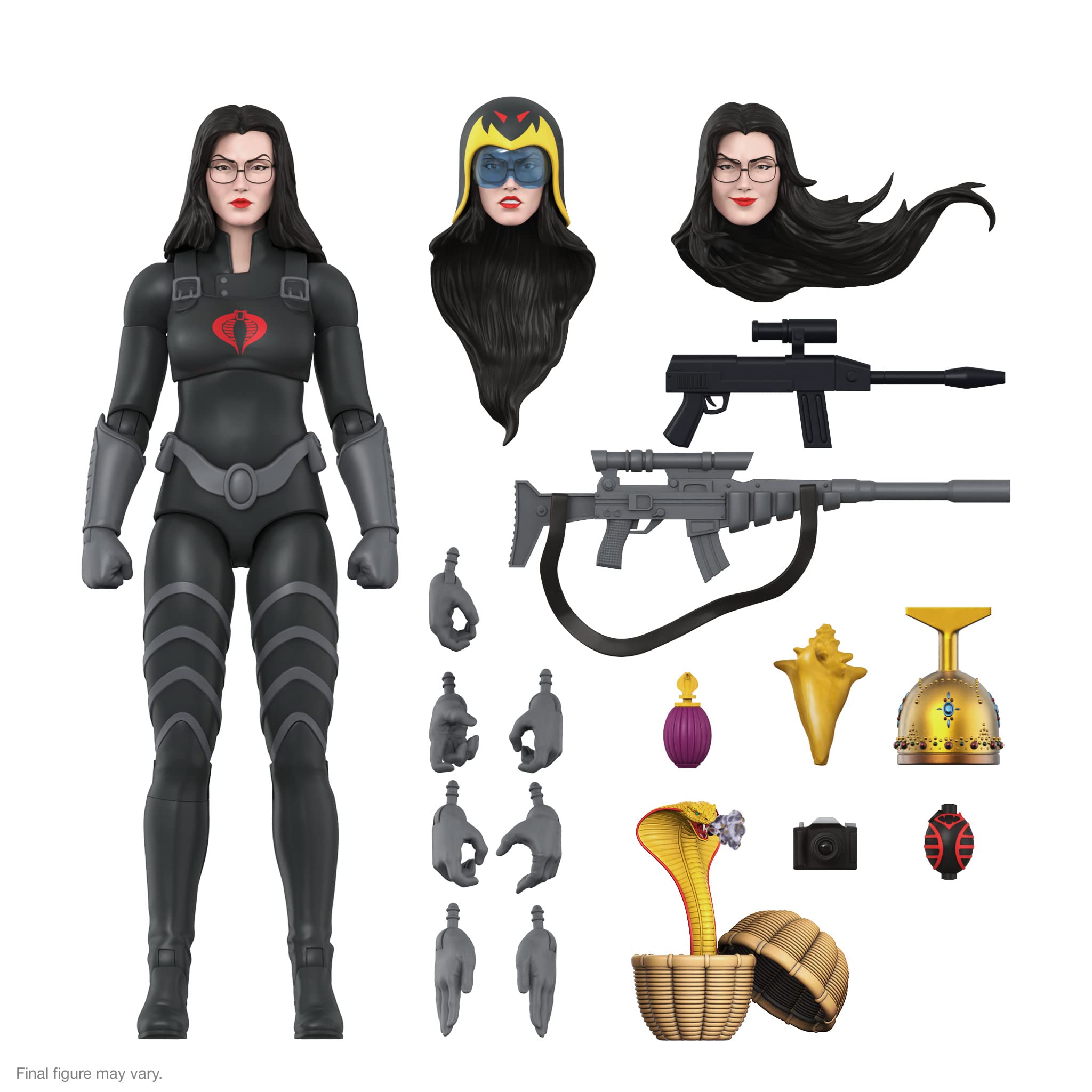 Super7 ULTIMATES! G.I. Joe Baroness in Black Suit - 7