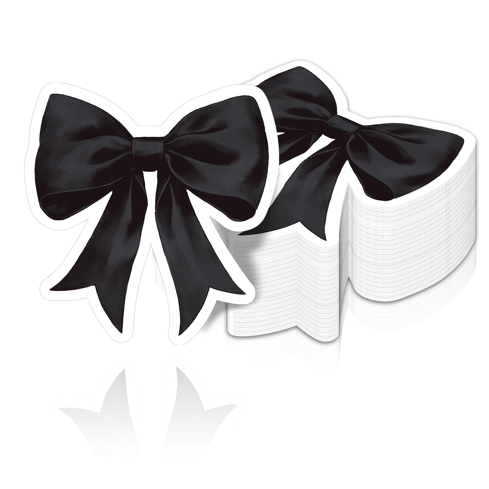 Photo 1 of 50Pcs Black Bow Napkins Bow Themed Party Decorations Bows Guest Towel Disposable Dinner Napkins for Baby Bridal Shower Bachelorette Engagement Wedding Luncheon Tea Birthday Party Supplies Table Decor