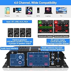 Stereo Audio Amplifier for Home Speakers S-288