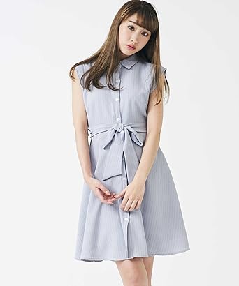 Amazon Co Jp 072318198 ストライプシャツワンピース Titty Co Amazon Co Jp 072318198 ストライプシャツワンピース Titty Co