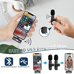 Professional Wireless Lavalier Lapel Microphone for