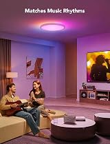 Govee LED Ceiling Light 2400LM RGBIC Flush Round Ø30cm 24W Smart view 7
