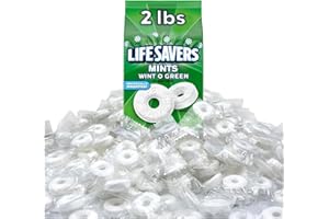 Life Savers Wint O Green Mints - 2lbs of Delicious Wintergreen Mints - Delicious Candy Everyone is Sure to Love - Individually Wrapped
