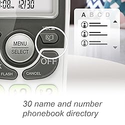 [New] VTech VG134 DECT 6.0 Cordless Home Phone with