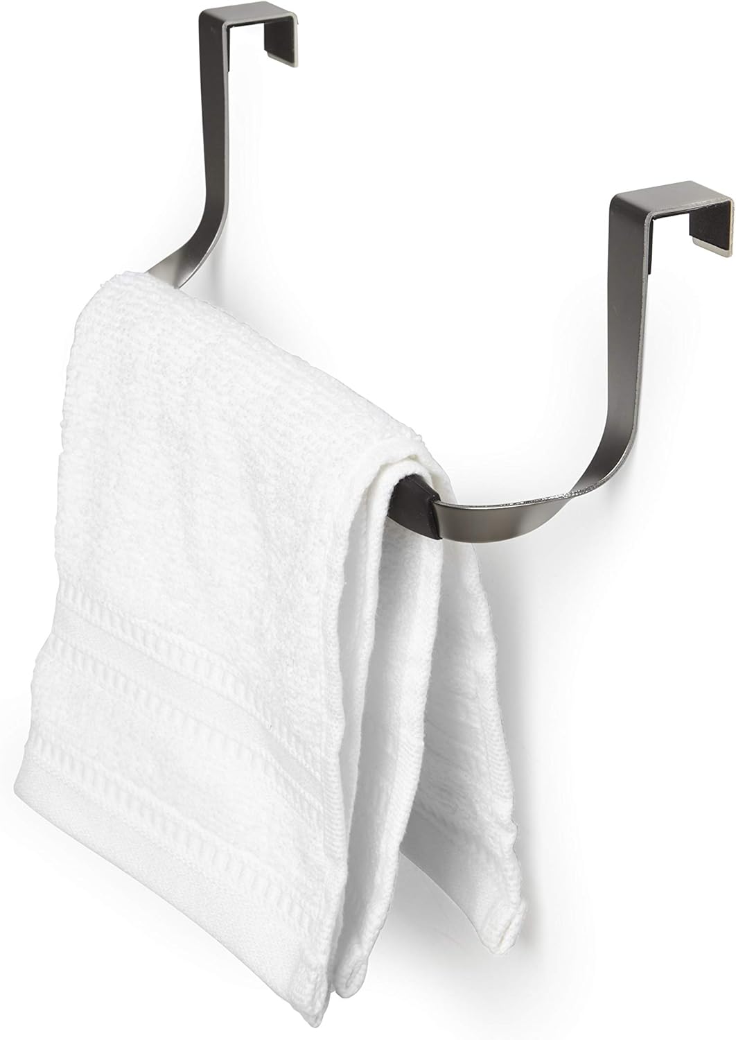 umbra towel set on Amazon Com Umbra 1013885 047 Schnook Over The Cabinet Towel Rack Black Nickel 3 Height Home Kitchen