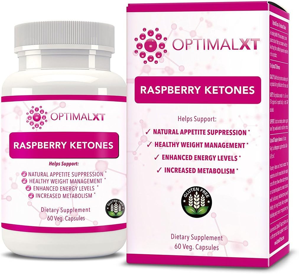 100% Natural Raspberry Ketone w/Acai Berry, Green Tea Extract & African Mango – Best Weight Loss Supplement & Fat Burner – 60 Veggie Diet Pills That Work