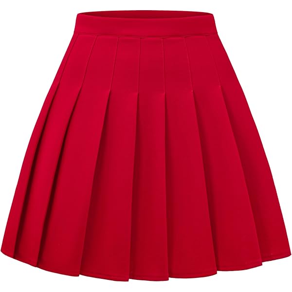 Amazon.com: Joe Wenko Women's Pleated Skirt School Uniform Mini