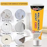 Sugelary Wall Repair Cream 100g White SFX Mildewproof Quick Dry Patch Kit view 2