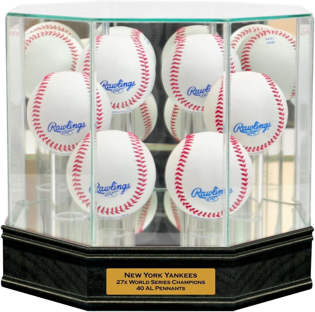 Perfect Cases 6 Baseball Display Case with Engraving