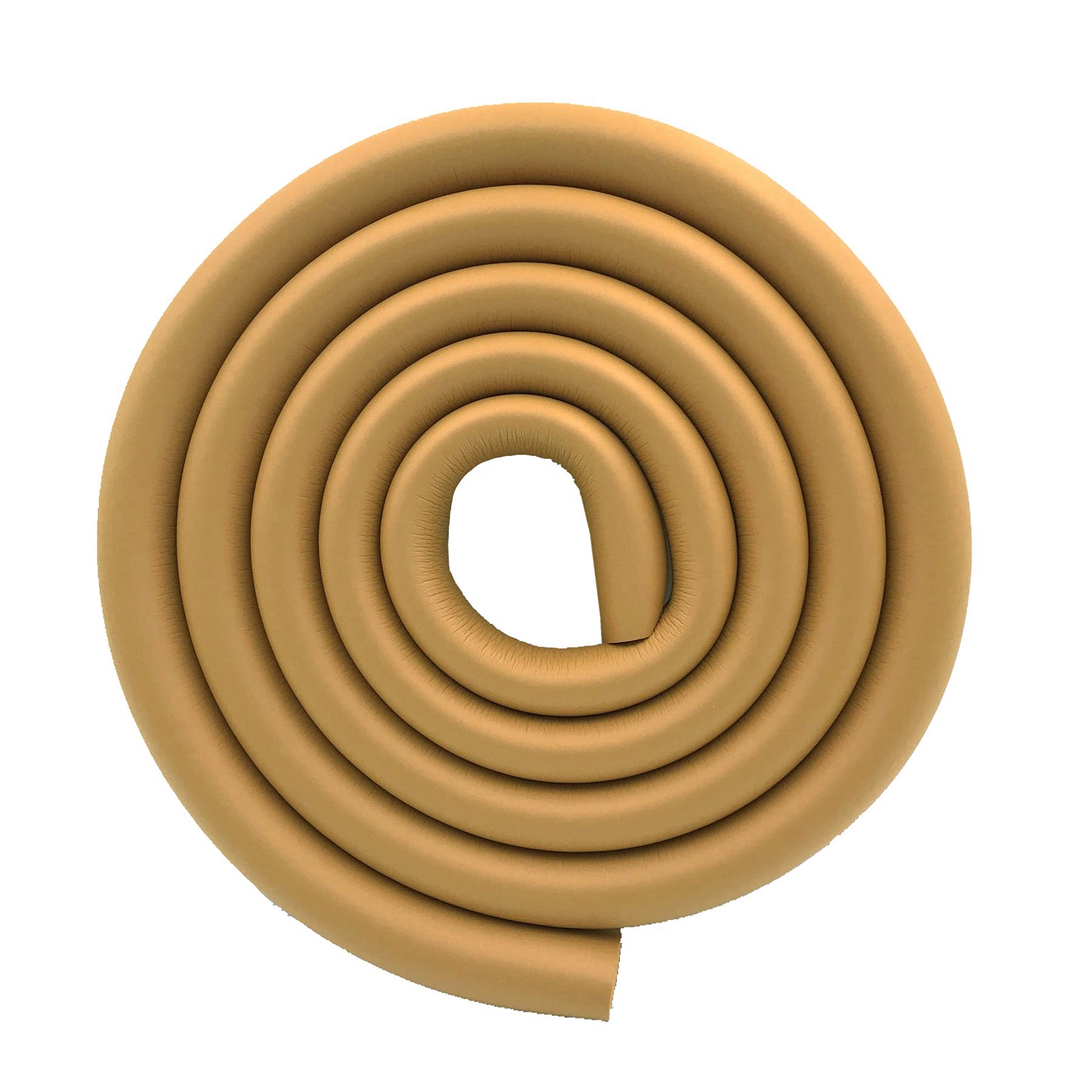 M2cbridge U Shape Extra Thick Furniture Table Edge Protectors Foam Baby Safety Bumper Guard 6.5 Ft (Wood)