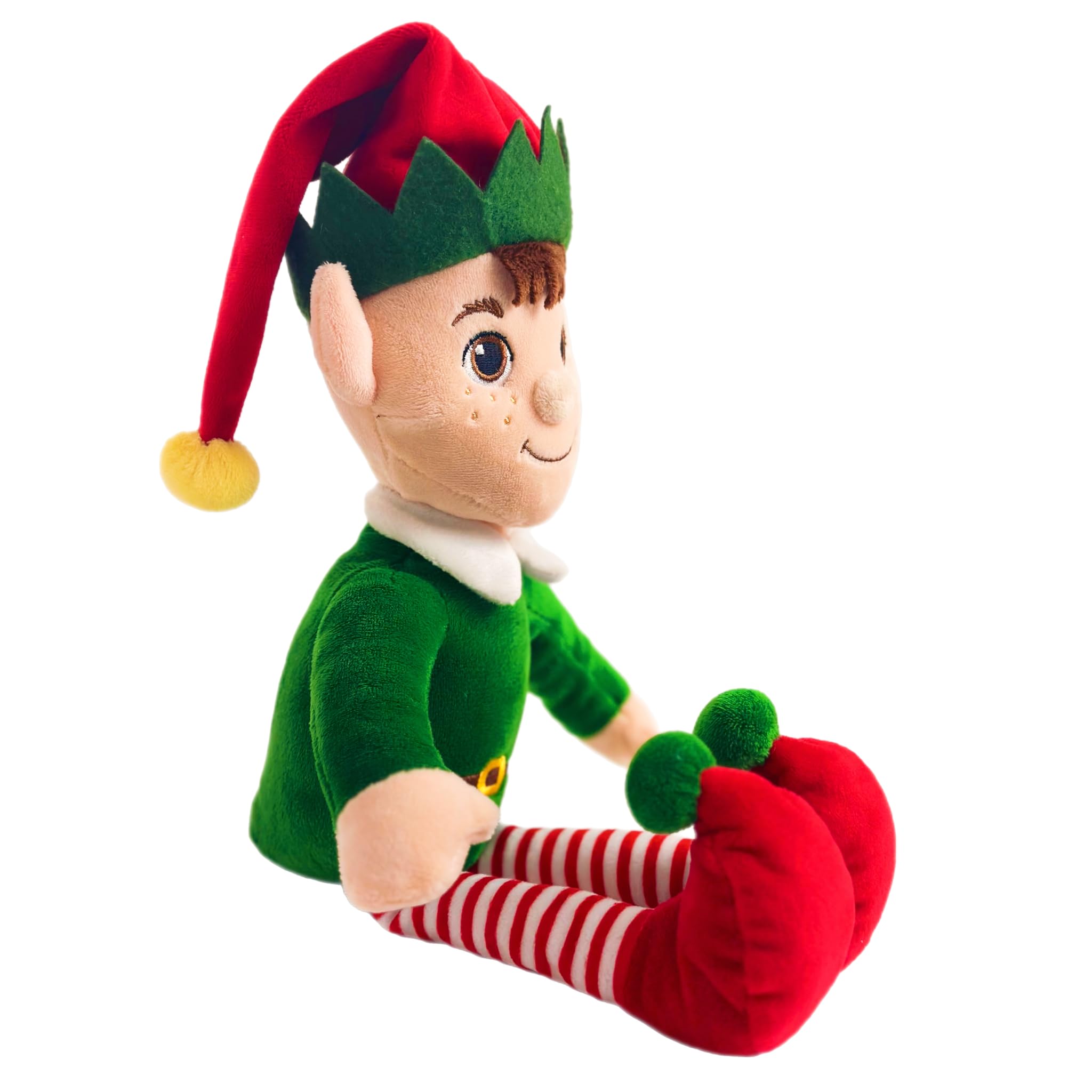 Deluxe Paws Christmas Elf Plush Dangly Festive Soft Toy - 34cm