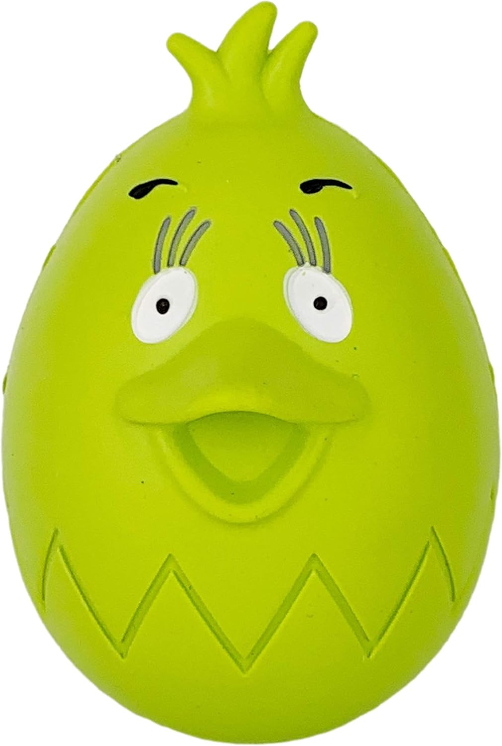 AVANZONA Dog Squeaky Ball, Puppy Toys, Egg Shape, Natural Rubber Rugby