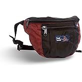 Tough Traveler | Made in USA | SIDEKICK Waist Pack Burgundy/Black