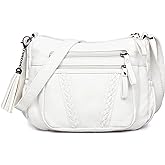 VOLGANIK ROCK Crossbody Bag for Women with Tassel Ladies Soft PU leather Purses and Handbag Pocketbooks