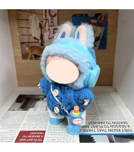 Amazon.com: Doll Clothes Compatible with Labubu(17cm-6.7in
