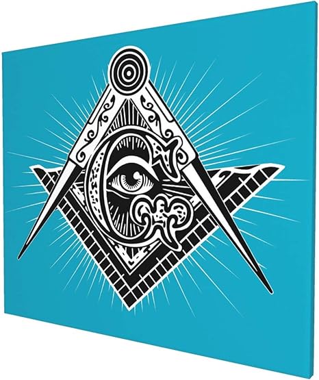 Amazon Co Jp フリーメイソン モダン アートパネル インテリア絵画絵 パネル ポスター おしゃれ 部屋飾り 壁の絵木枠セット ホーム キッチン