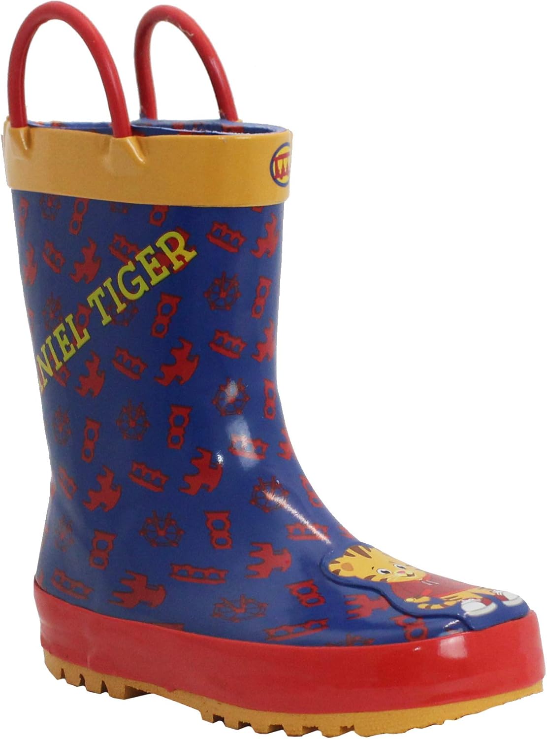 Boys Toddlers Kids Infant Mid Calf Tiger Waterproof Rain Puddle Mud