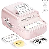 NIIMBOT B21 Label Maker, Inkless Bluetooth Label Printer, 2 Inch Portable Thermal Sticker Machine for Small Business,Marson Jar, Logo, Clothing, Mailing, Candles & Jewelry, Ideal for Gifting, (Pink)
