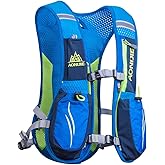 AONIJIE Running Hydration Vest Backpack for Women and Men Lightweight Trail Running Backpack 5.5L Blue