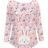 xixirimido Blouses Button Shirt Long-Sleeve Down Women's Adult Casual Sweatshirts Tunic V-Neck T-Shirt Pullover Loose