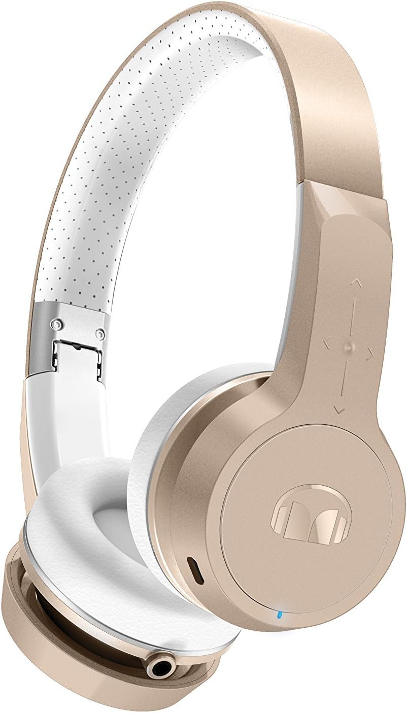 Monster Clarity HD Designer Series Bluetooth Wireless On Ear Headphones - Gold