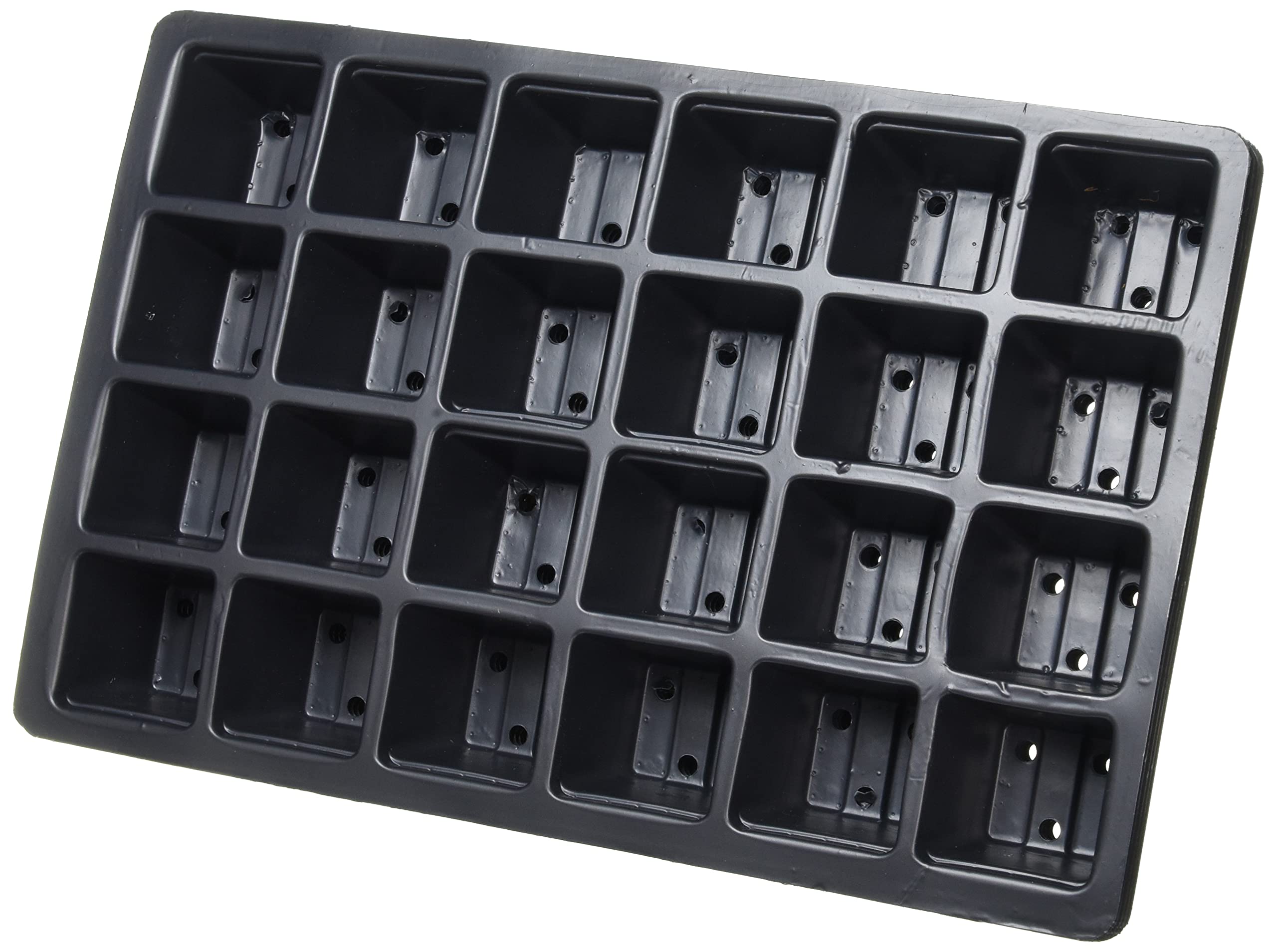 Bosmere N256 Garden Care Seed Tray Inserts, 24 Cells, Pack of 5, Black — image 1
