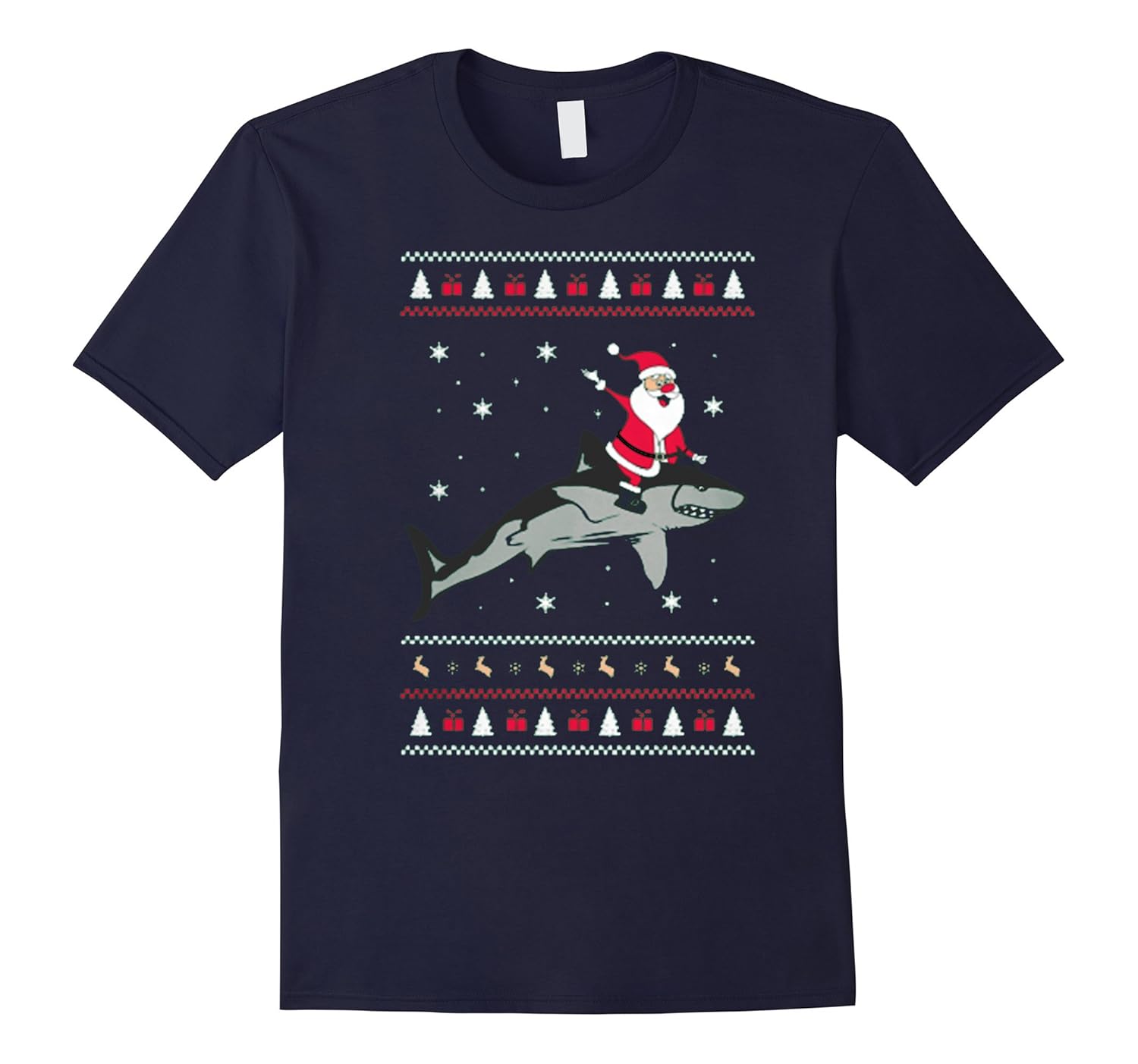 Shark Ugly Christmas Sweatshirt - Funny Christmas T - Shirt-ANZ